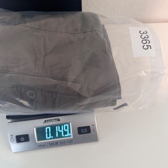 Tahari Pants Women 14 Green Brown Chambray Tapered Drawstring Lagen Coastal - Picture 16 of 16